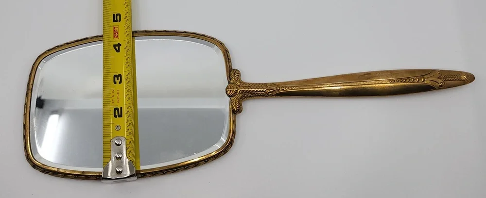Aft Deco Style Vintage Hand Mirror